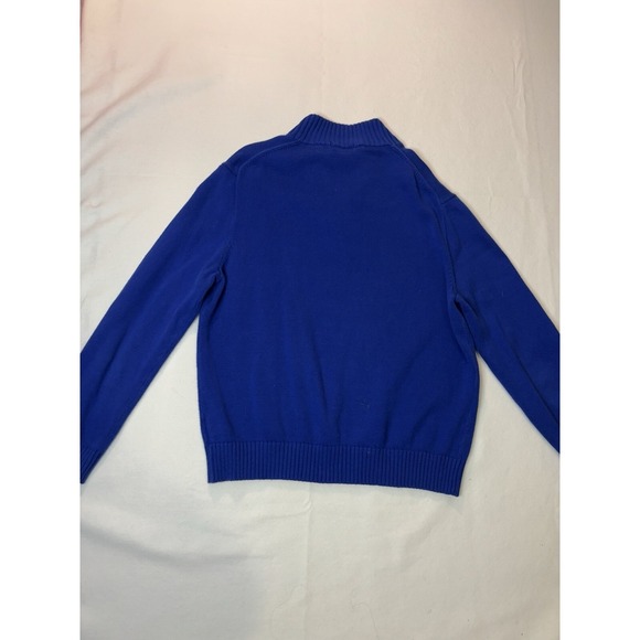 Polo Ralph Lauren Men's Blue 1/4 Zip Sweater Pullover Long Sleeve Size XL - Picture 13 of 15